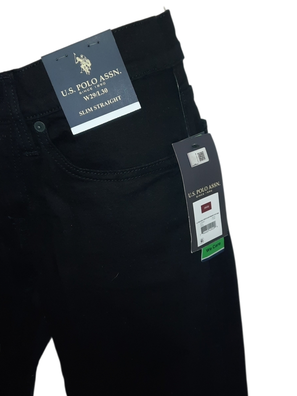 U.S. Polo Assn. Women’s Straight Leg Jeans - Black - Picture 9 of 9